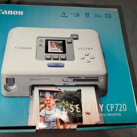 Canon Compact Photo Printer Selphy CP720 "OPEN BOX" - Picture 1 of 8